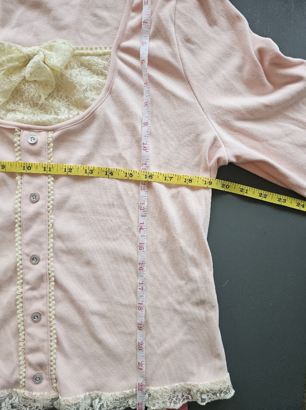 NWT Romwe Pink With Lace Detail Pull Over Super Soft Sz Xl - Picture 3 of 5